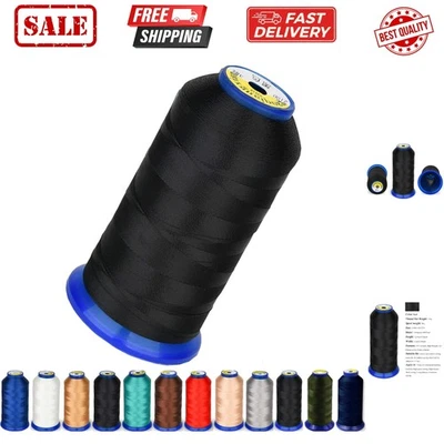 Hilo de alta resistencia 1800 yardas tamaño 210D/3 poliéster de alta resistencia para todo uso... Foto 1 de 4
