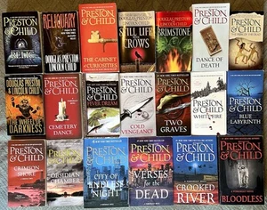 SET OF 20 PRESTON & CHILD “AGENT PENDERGAST“ NOVELS Paperbacks - Picture 1 of 4