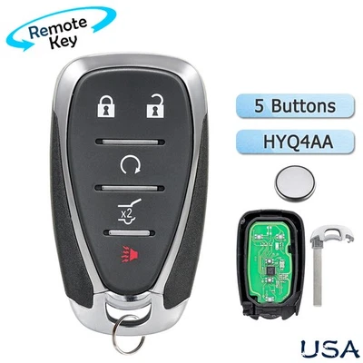 Llavero de arranque remoto inteligente para Chevrolet Equinox HYQ4AA 2018 2019 2020 2021 Foto 1 de 4