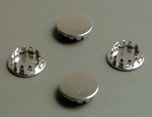 (4 PACK) 3/4" Nickel Plated Metal Hole Plugs for .109"-.125" metal SP-750-NK - Picture 1 of 2
