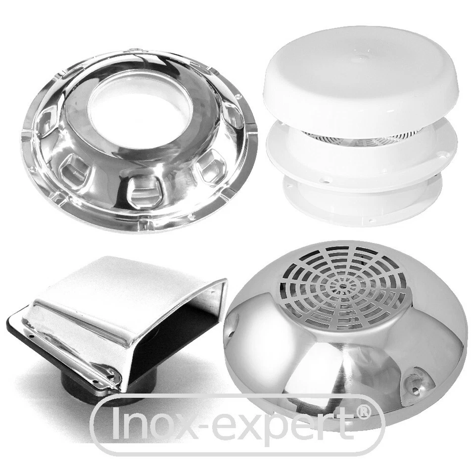 Deckslüfter Pilzlüfter Edelstahl VA Rostfrei Dachlüfter Lüftung-Haube Belüftung - Bild 1 von 1