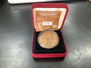 Mark McGwire the highland mint bronze coin serial #02156 - Picture 1 of 4