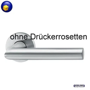 FSB Türdrückerpaar 1076 ER ohne Rosetten Vierkant 8x8 mm Edelstahl ER6204 - Bild 1 von 1