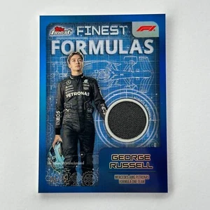 2024 Topps Finest Formula 1 - Finest Formulas George Russell #FF-RUS Blue /99 - Picture 1 of 2