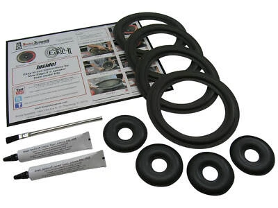 KEF Reference 103/4 Woofer Foam Surround Repair Kit Donut Dust Caps FSK-KEF103C - Image 1 of 4