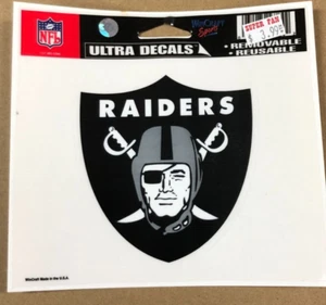 Oakland Raiders NFL FOOTBALL SPORTS 3.5" X 3.5" MULTI-USE DECAL Wincraft - Picture 1 of 2