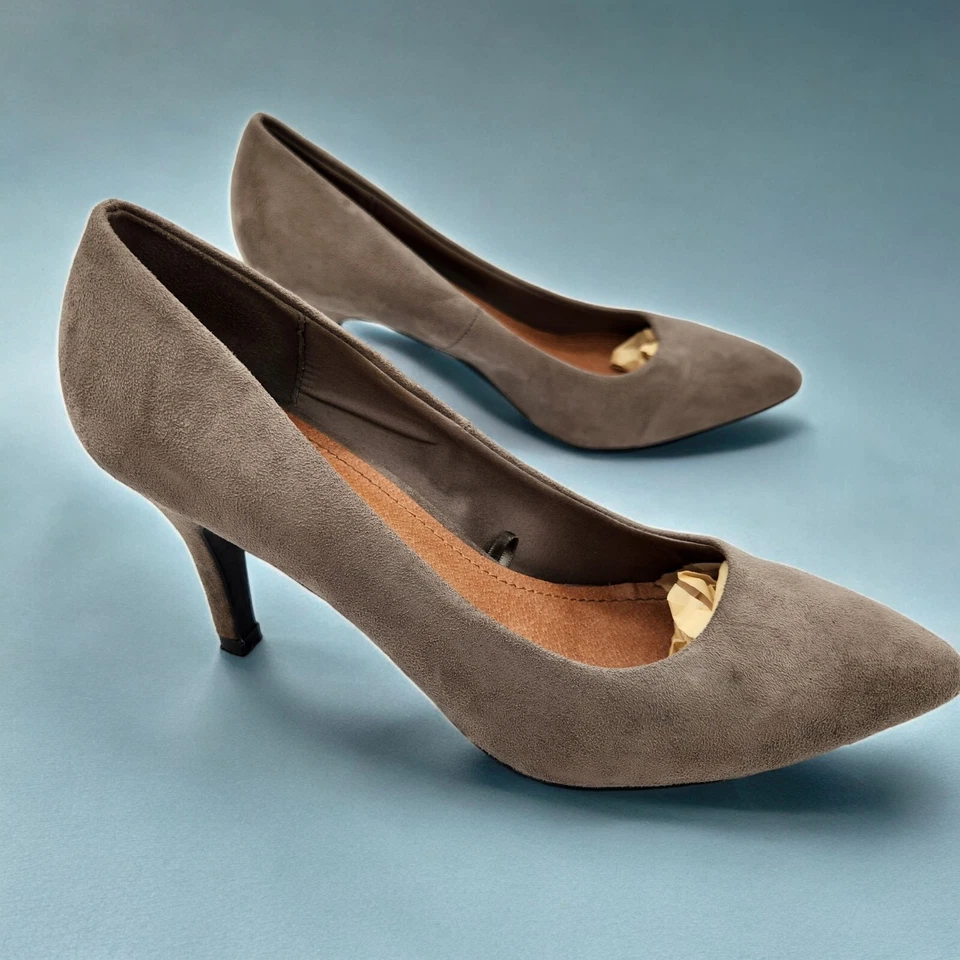 Zapatos de salón con plataforma de charol sintético para mujer talla 8 Forever 21 Foto 1 de 4