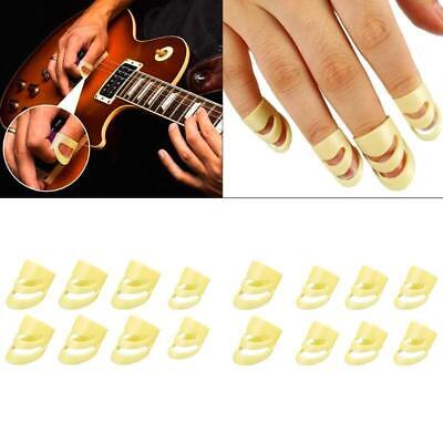 Guitar Finger Picks Set 8pcs Adjustable Alaska Style Medium Large