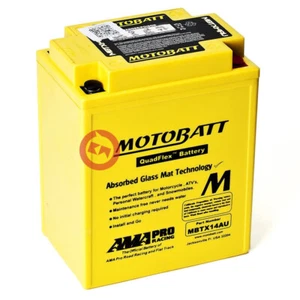 MOTOBATT MBTX14AU SEALED LAVERDA SPORT/FORMULA 650 1995-2001 BATTERY - Picture 1 of 5