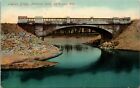 La Crosse Wisconsin WI Pettibone Park Lagoon Bridge Vintage Postcard