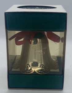 Towle Silversmiths 1995 Annual Silver-Plated Christmas Pierced Bell Ornament USA - Picture 1 of 5