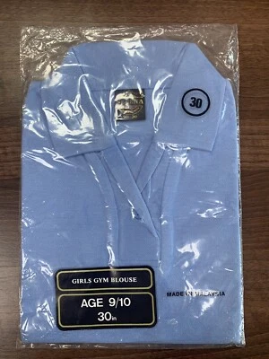 Chemisier gym fille bleu Selena taille 9-10 ans PE polo neuf avec étiquettes  - Photo 1/4