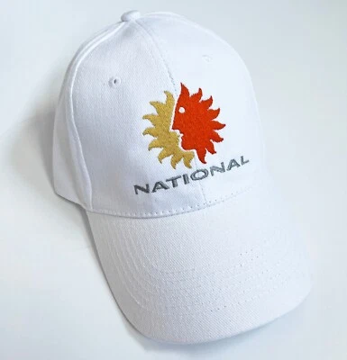 ¡GORRA DE TRIPULACIÓN NATIONAL AIRLINES nueva, sin usar y coleccionable en blanco clásico! Foto 1 de 4