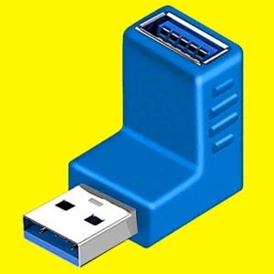 100% New UP Angle USB 3.0 to UP Facing Vertical Female Adapter Coupler Connector - Picture 1 of 1