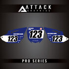 Attack Graphics Pro Series Number Plate Backgrounds For Yamaha YZ250X 2022
