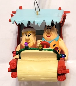 Vintage Hallmark Keepsake 1994 Flintstones - Fred and Barney Christmas Ornament - Picture 1 of 5