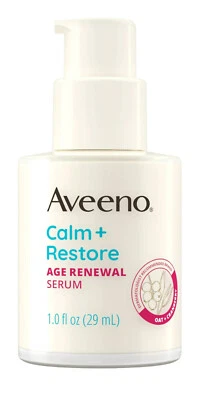 Nuevo en caja Suero Aveeno Calm & Restore Age Renewal, para piel sensible: 1 fl oz Foto 1 de 3