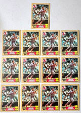 1987 Topps Baseball Card Lot Of 13 Wally Joyner Rookie RC #80 All Star