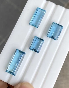 ¡Liquidación de stock! Lote aguamarina. 100% Auténtico Santa María Azul Aguamarina Lo - Imagen 1 de 8