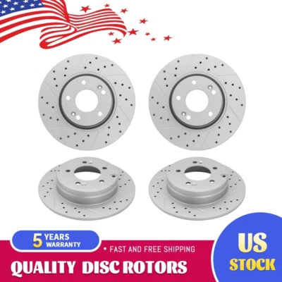 前后钻制动转子适用于 2005 - 2014 年现代索纳塔 — 第 1/4 张图片