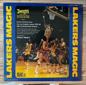 1980 NBA Lakers Basketball Magic Johnson Denny's Vinyl LP Record SEALED CHICK H - Picture 1 of 3
