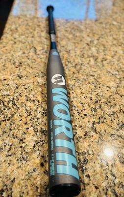 Bate de softbol lanzamiento lento Worth Krecher XL 2023 27 oz WSA3KRL Foto 1 de 4