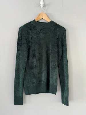 Suéter Vintage Versace Clásico V2 Terciopelo Verde Talla Mediana Foto 1 de 4