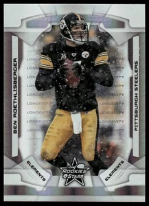 2008 Leaf Rookies & Stars #113 Ben Roethlisberger Longevity Silver Holofoil #/99 - Picture 1 of 2