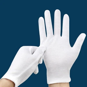12 Pairs Moisturizing Overnight Gloves Working Cotton Gloves for Dry Hands = - Picture 1 of 11