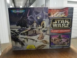 STAR WARS Micromáquinas DAGOBAH Figuras DARTH VADER Yoda Luke SKYWALKER R2D2 Ben - Imagen 1 de 9