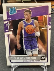 Tyrese Haliburton RC 2020-21 Panini Donruss Optic Rated Rookie #162 - Picture 1 of 2