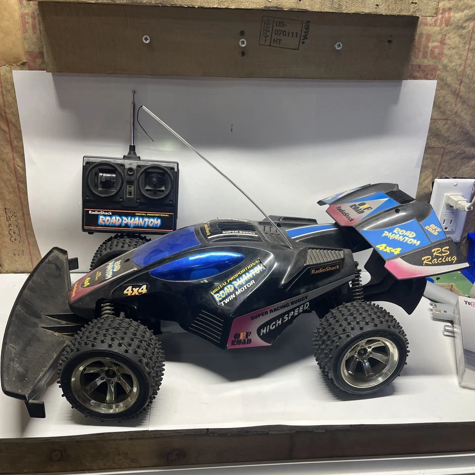 Radio Shack Road Phantom Buggy de colección 4X4 RC todo terreno sin probar.  Foto 1 de 4