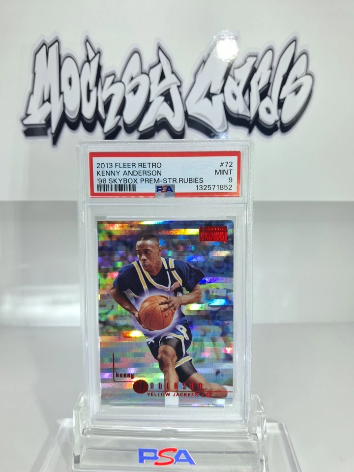2013 FLEER RETRO KENNY ANDERSON '96 SKYBOX PREM-STR.RUBIES MINT 9 (POP-1) 3/150 - Image 1 of 3