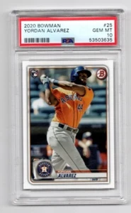 Bowman Yordan Álvarez 2020 novato #25 PSA 10 gemas como nuevo - Imagen 1 de 2