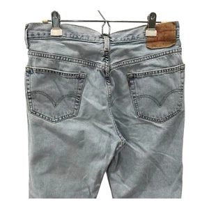 VTG Levis Jeans Mens 34 X 32 Blue Denim 550 Relaxed Fit Y2K Faded - Picture 1 of 10