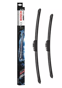 BMW 3 Series E46 Front Wiper Blade Set Windscreen 1998 to 2006 BOSCH AEROTWIN - Picture 1 of 17