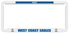 Official Afl West Coast Eagles Car Number Plate Frame Cover Surround