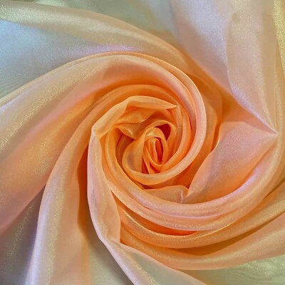 140cm Wide Crystal 20D silkly Organza wedding drape Material dress DIY 50 colors - Image 1 of 4