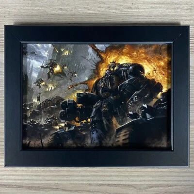 Art Encadré Raven Guard Space Marines Centurion Assault Warhammer 40,000 40K - Photo 1/2