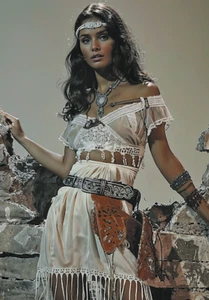 ATC ACEO SEXY POCAHONTAS - LIMITED EDITION ARTIST TRADING CARD - Picture 1 of 1
