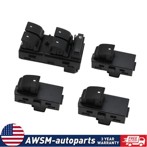 4X Window Switch For Chevy Silverado GMC Sierra 1500 2500 HD 3500 HD 2007-2013 - Picture 1 of 9