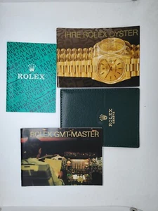 ROLEX GMT MASTER 2000 16710 16700 16713 16718 SET BOOK WALLET MANUALI ORIGINALI - Foto 1 di 9