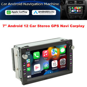 7" Carplay Android 12 Car Stereo GPS Navi BT Radio Touch Screen Voice Control
