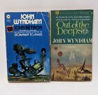John Wyndham 2 PB Lot - Out Of The Deeps 2nd Printing, Stowaway To Mars (Sci-Fi)