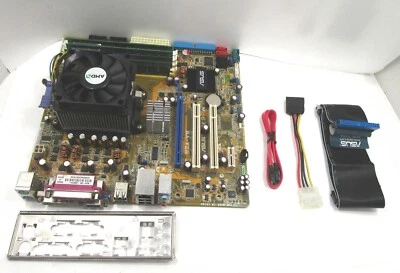 Placa madre ASUS M2A-VM con CPU AMD ATHLON 64 X2 4200+ @ 2,20 GHz y 4 GB de RAM Foto 1 de 4