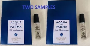 2X Mandorlo di Sicilia Acqua di Parma 1.5ml SAMPLE Womens Perfume Men Cologne CA - Picture 1 of 1