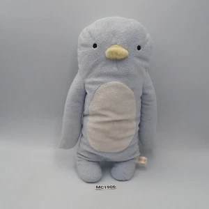 Shinada Company MC1906 Blue Penguin large Plush 12" Fumofumo san Toy Doll Japan - Picture 1 of 7