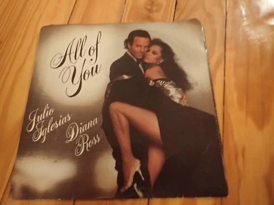 Julio Iglesias  Diana Ross   All Of You  1984  Columbia   Pop 45 RPM   Foto 1 de 3