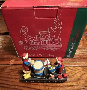 Vintage JCPenney Home Towne Express SANTA'S WORKSHOP 1998 3.75" Christmas - Picture 1 of 4