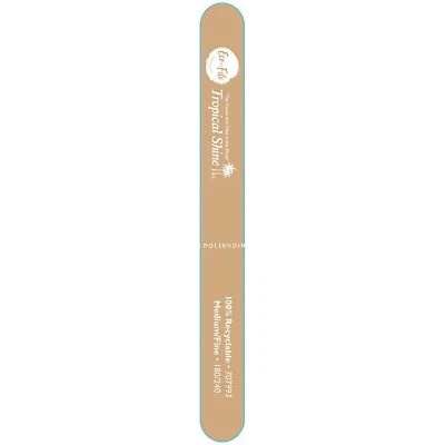 ROBANDA Tropical Shine Eco-File Fine/Medium Grit Nail File - 180/240 Grit